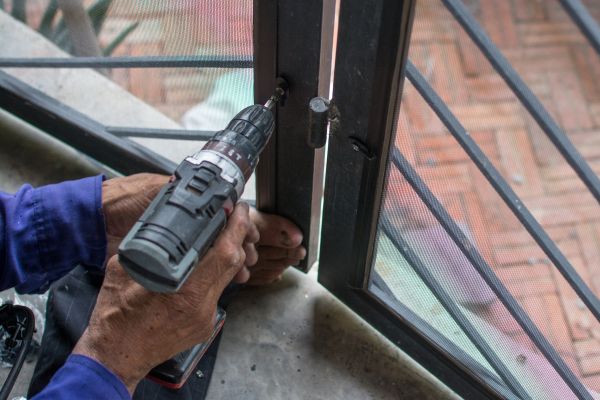 Steel Window Repair in Brick