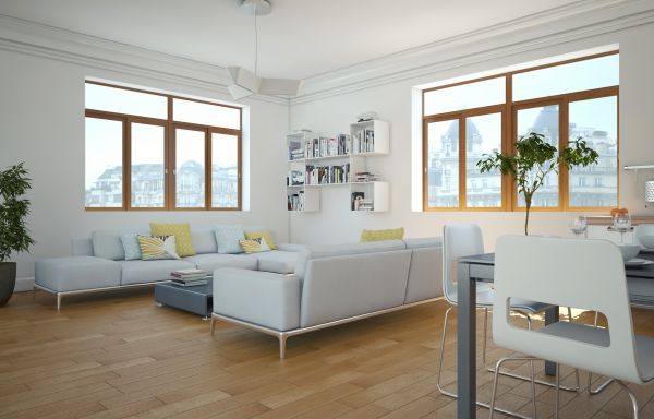 Wood Windows Installation in Brick