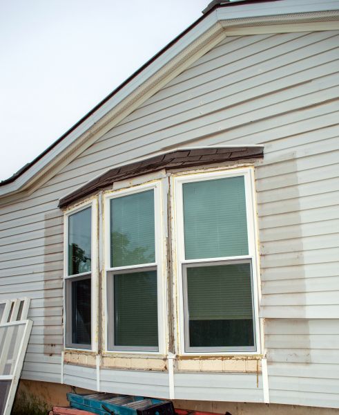 Bay Window Replacement in Brick